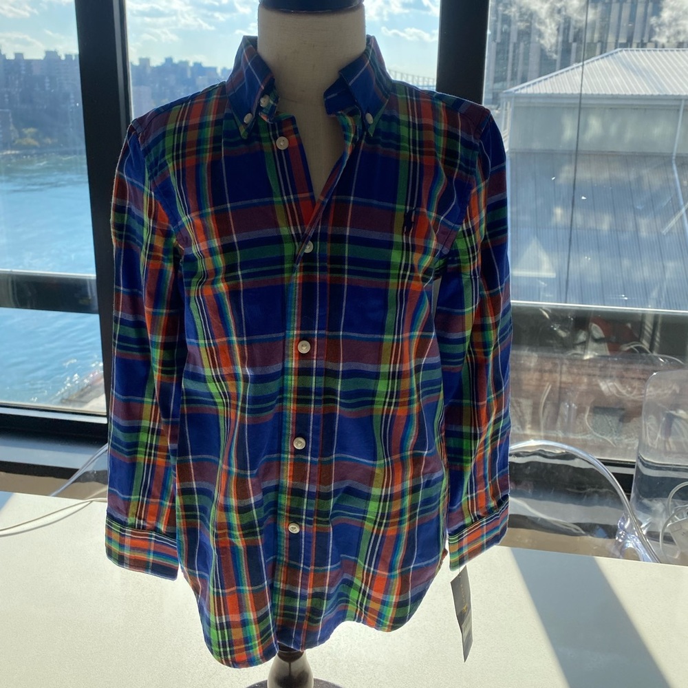 Ralph Lauren boys button down size 5